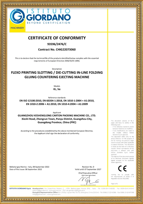 Inline folding gluing countering ejecting machine- CE