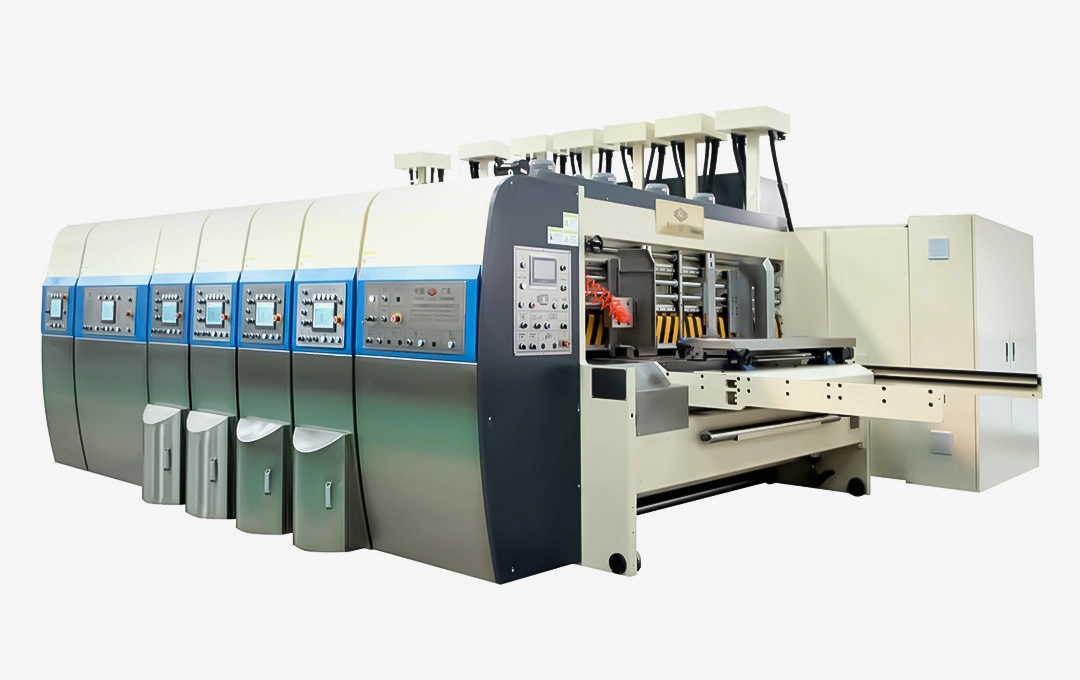 Computerized Flexo Top&Bottom Printing Slotting Die-Cutting Machine