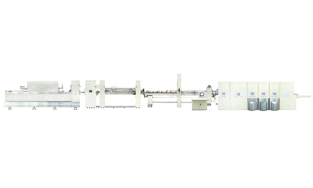 Computerized Flexo Printing Slotting Die-Cutting Inline Folding Gluing and Stitching Machine