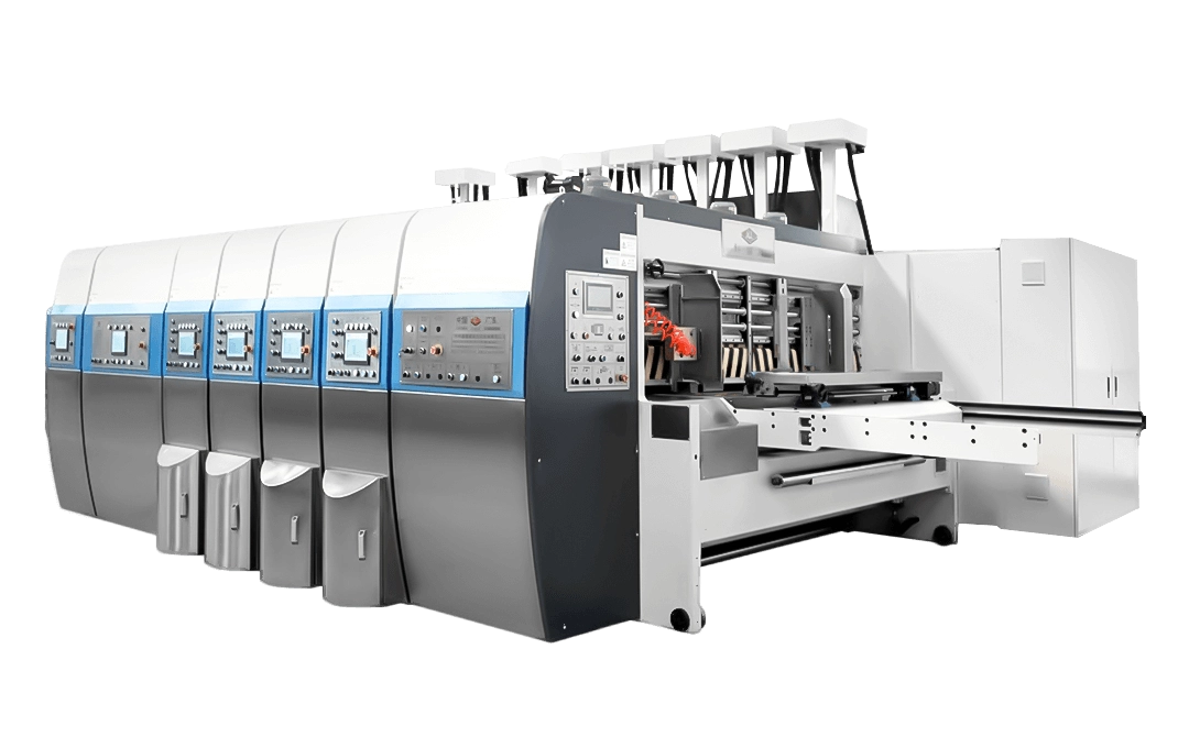 Computerzied Semi Auto Flexo Printing Slotting Die-Cutting Machine