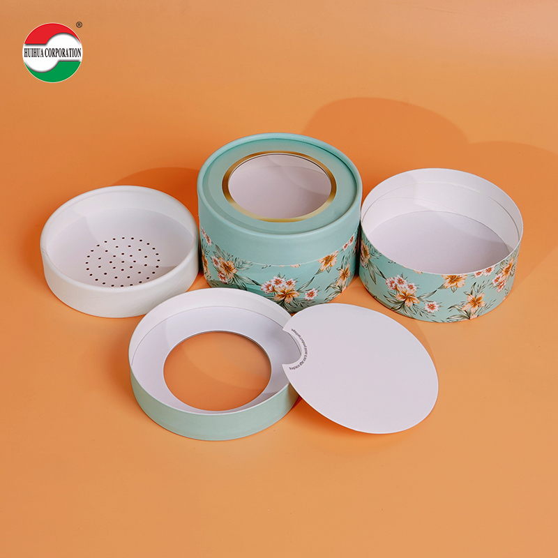 paper tube packaging with window paper tube packaging with window