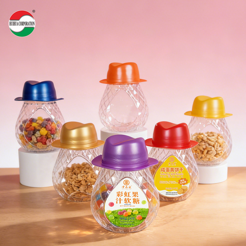 Patent water shape clear PET jar for food Patent water shape clear PET jar for food