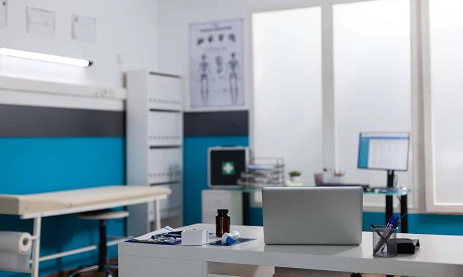 empty-medical-office-with-equipment-instruments - Saintdeland Fragrance