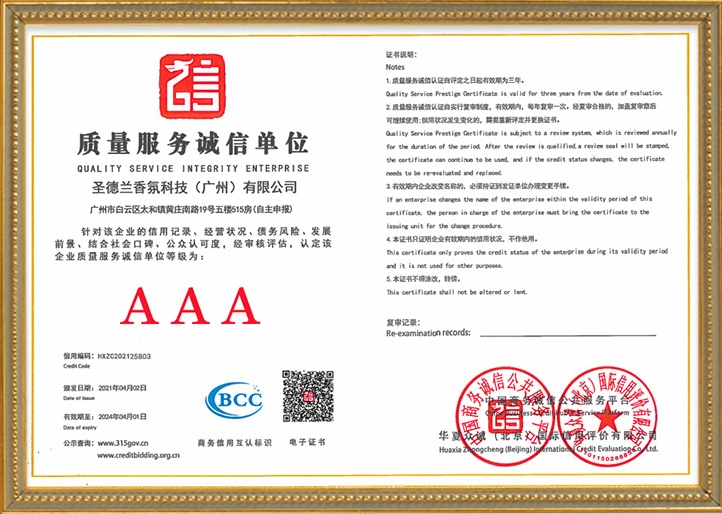 Quality Service Integrity Unit - Saintdeland Fragrance