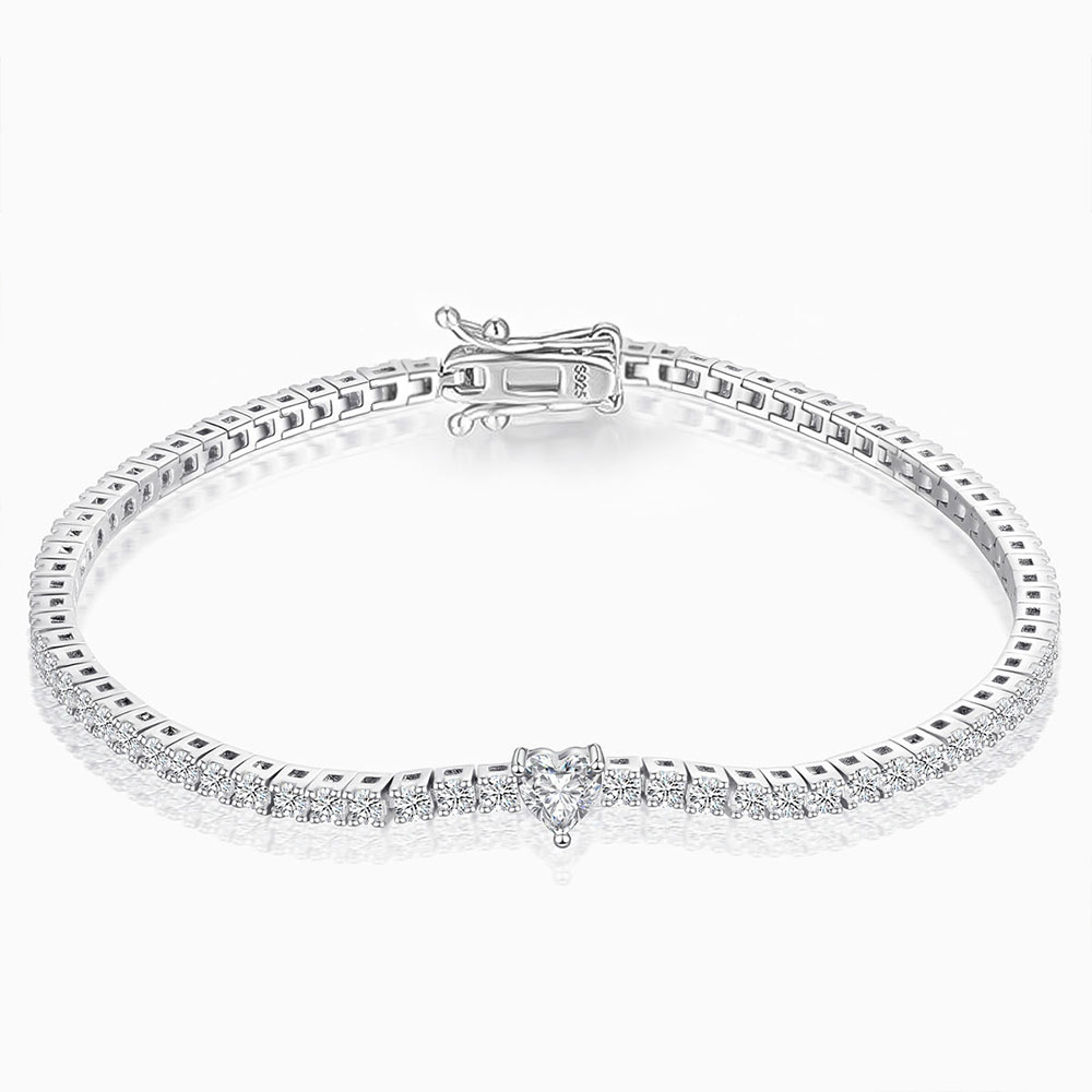 925 silver tennis bracelet (3) 925 silver tennis bracelet (3)