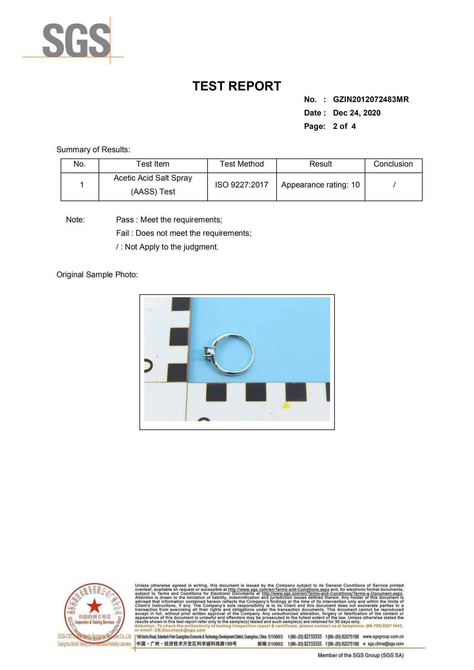 Acetic Acid Salt Spray (AASS Test)from ZheFan Jewelry (2) Acetic Acid Salt Spray (AASS Test)from ZheFan Jewelry (2)