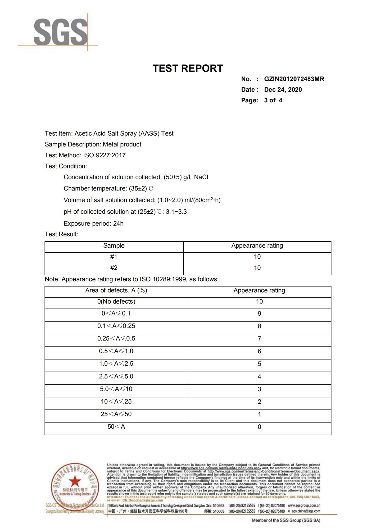 Acetic Acid Salt Spray (AASS Test)from ZheFan Jewelry (3) Acetic Acid Salt Spray (AASS Test)from ZheFan Jewelry (3)