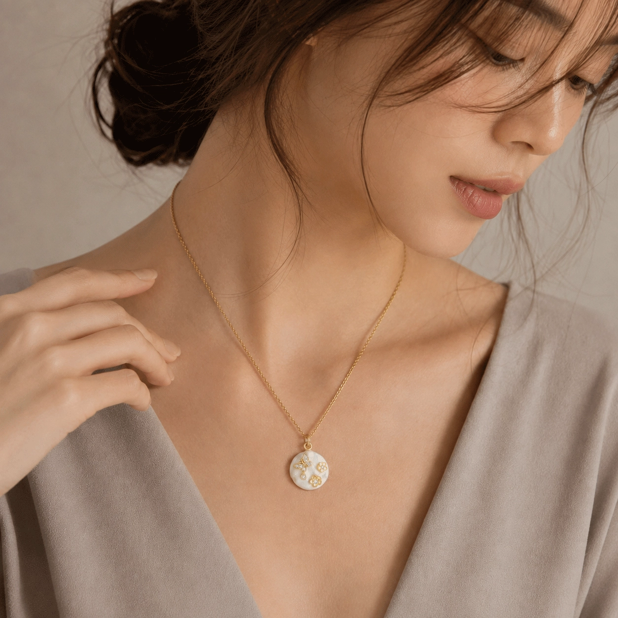 brass-pearl-necklace-supplier - Zhefan Jewelry Brass pearl necklace supplier option for customized private label jewelry collections - Zhefan Jewelry
