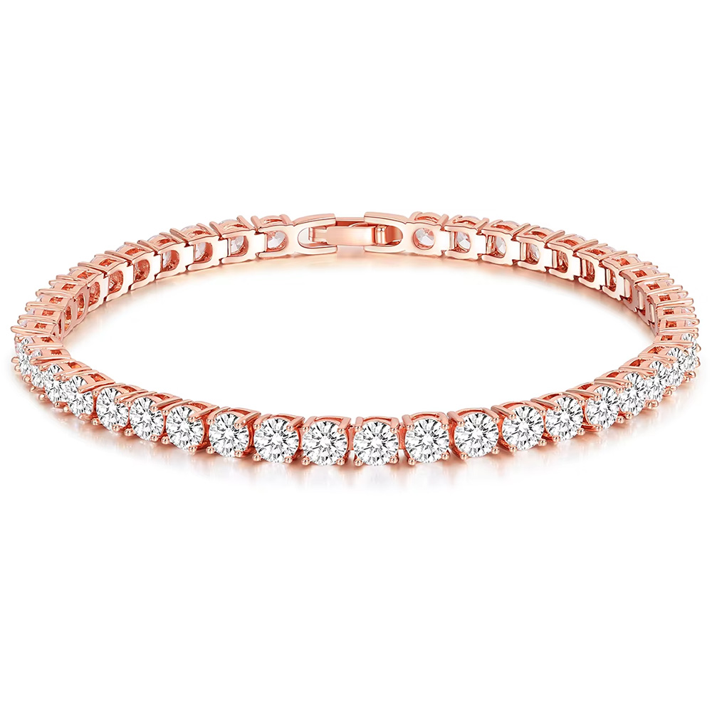 Custom Brass Tennis Bracelet Jewelry Supplier (5)