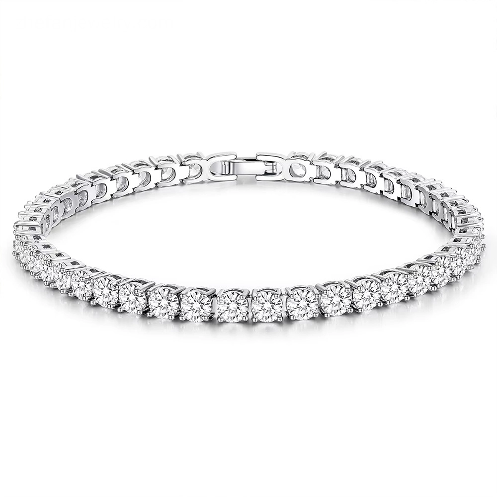 Custom Brass Tennis Bracelet Jewelry Supplier (7) - Zhefan Jewelry