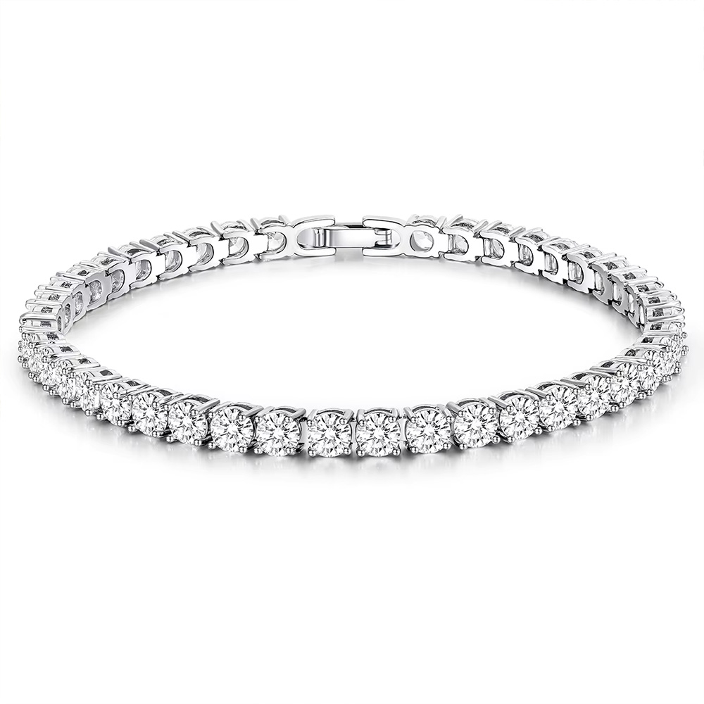 Custom Brass Tennis Bracelet Jewelry Supplier (7)