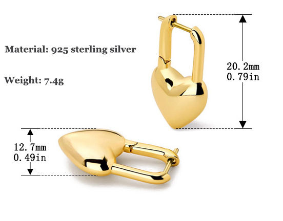 custom gold plated earrings