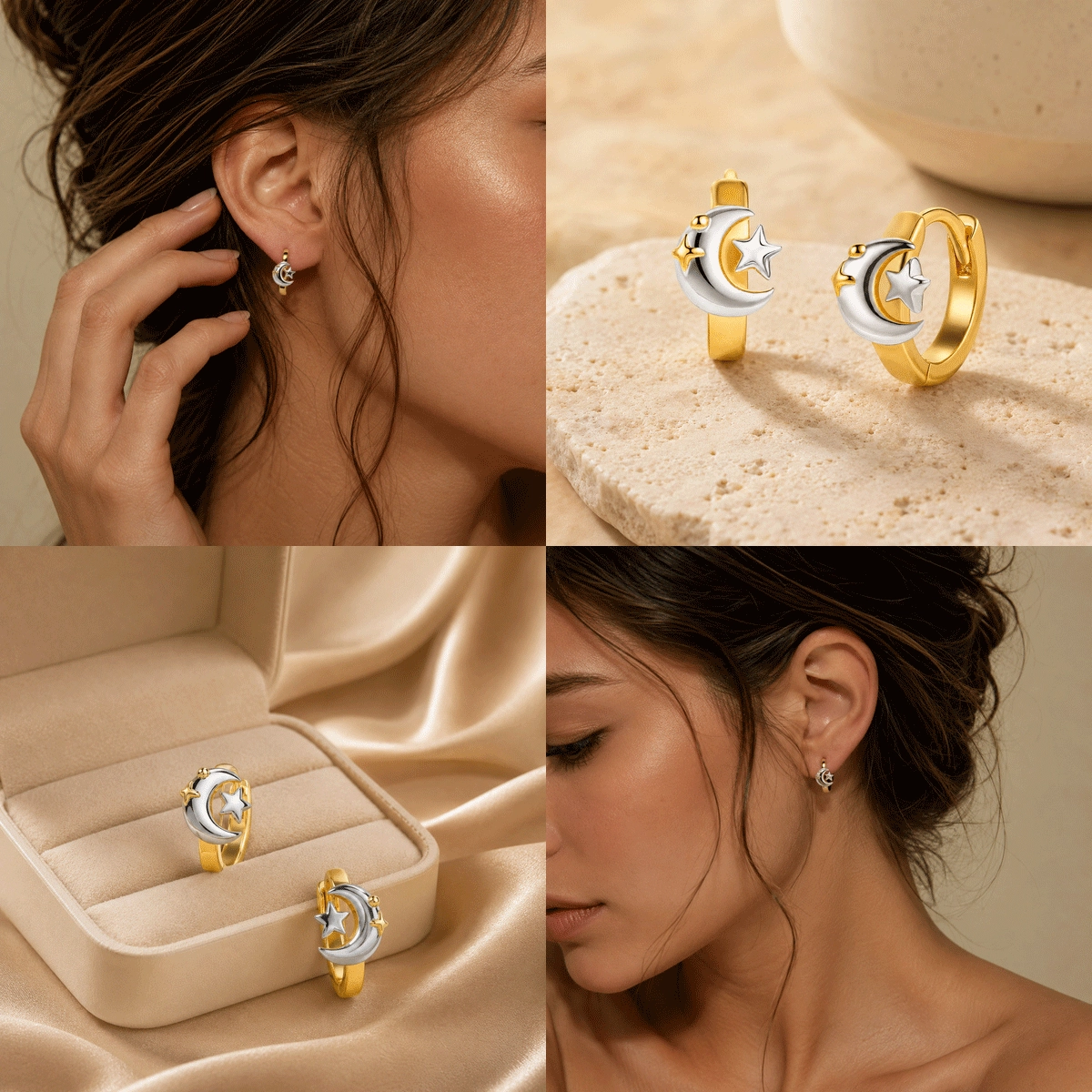 Produttore di orecchini a cerchio in argento sterling 925 - Zhefan Jewelry