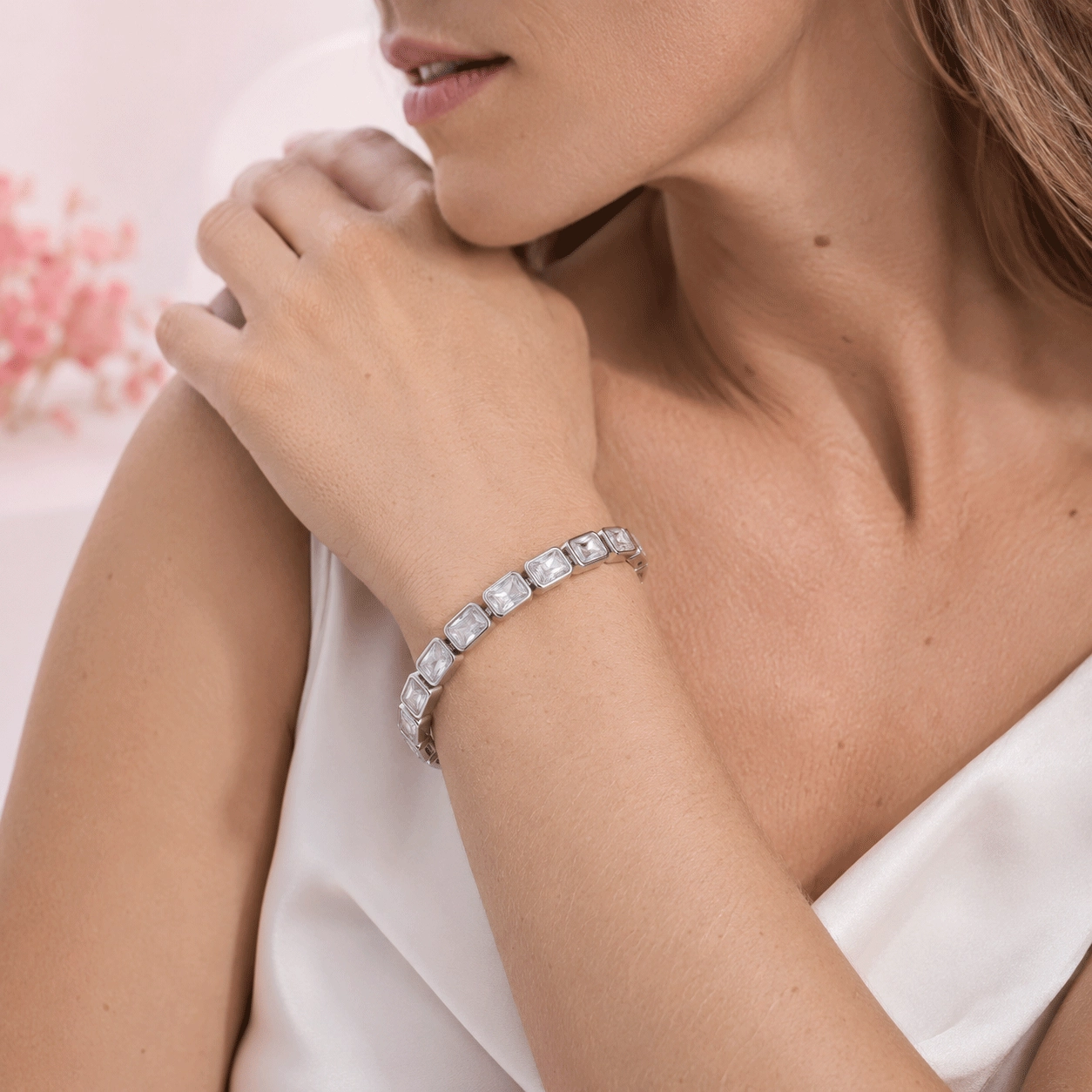Custom-Silver-Tennis-Bracelet - Zhefan Jewelry