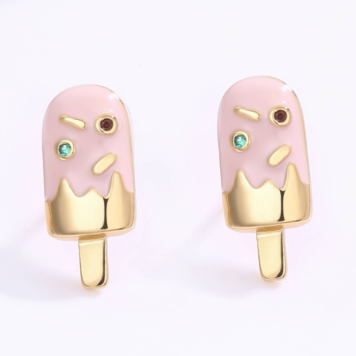 Cute Kid Jewelry Oil Stud Earrings 3
