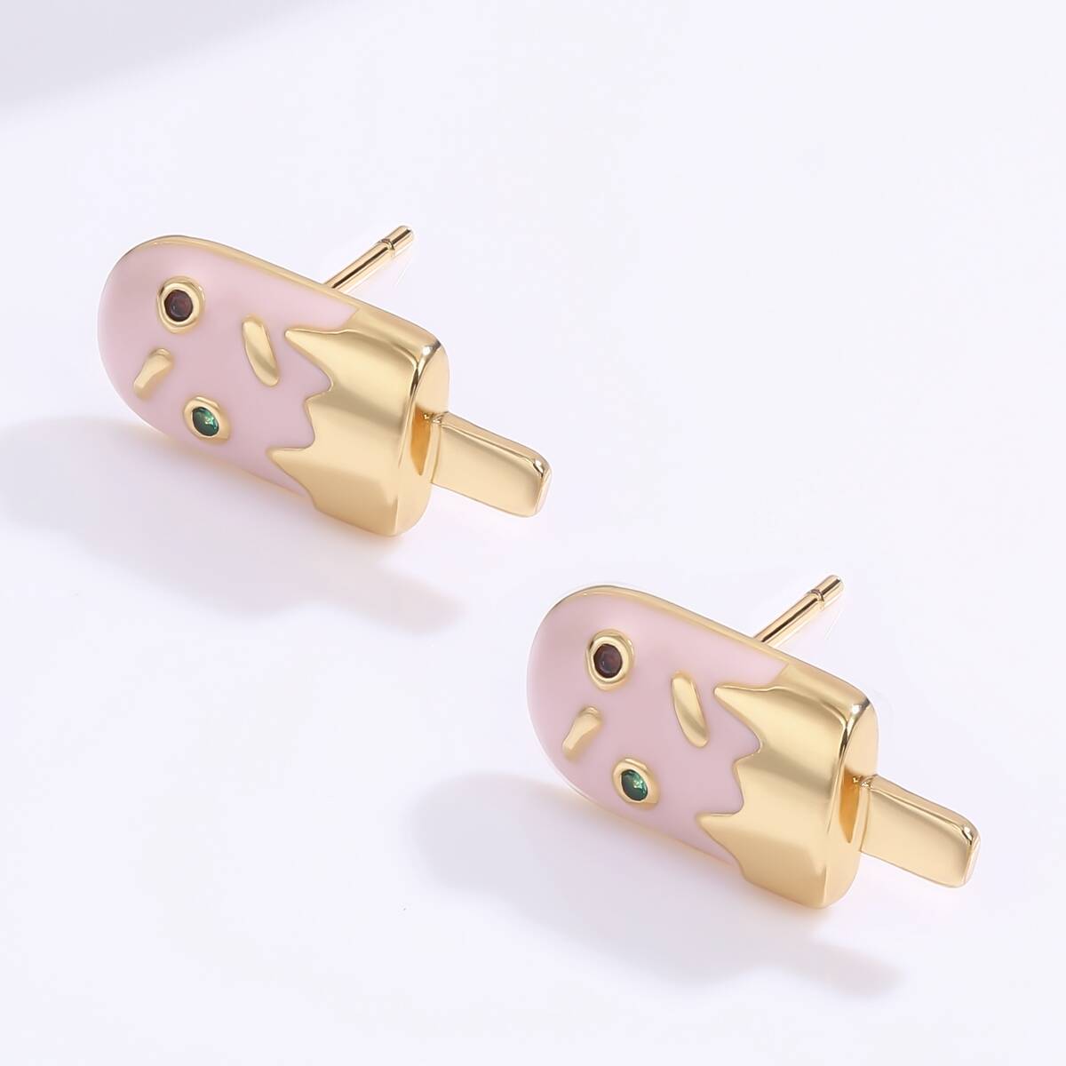 Cute Kid Jewelry Oil Stud Earrings 4