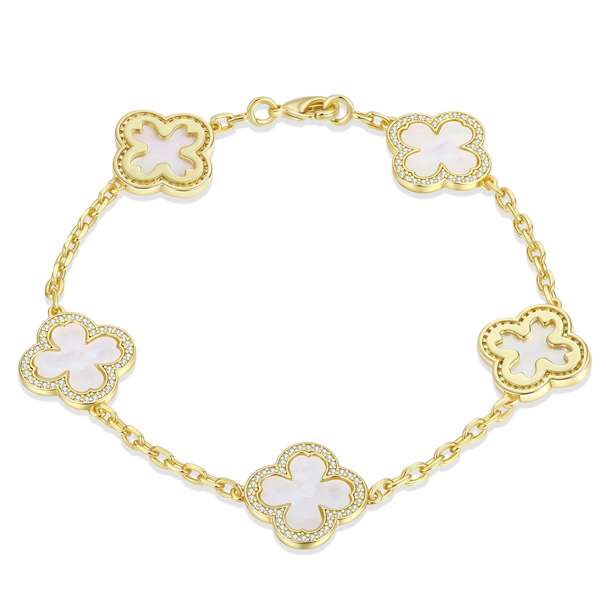 four-leaf clover bracelet - Zhefan Jewelry