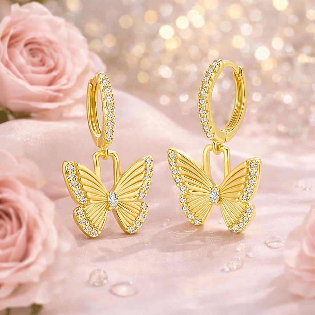 gold-butterfly-earrings-manufacturer