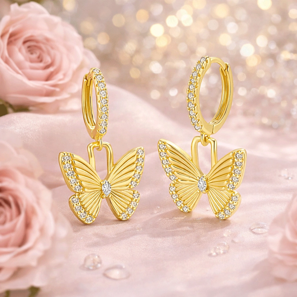 gold-butterfly-earrings-manufacturer - Zhefan Jewelry gold-butterfly-earrings-manufacturer - Zhefan Jewelry