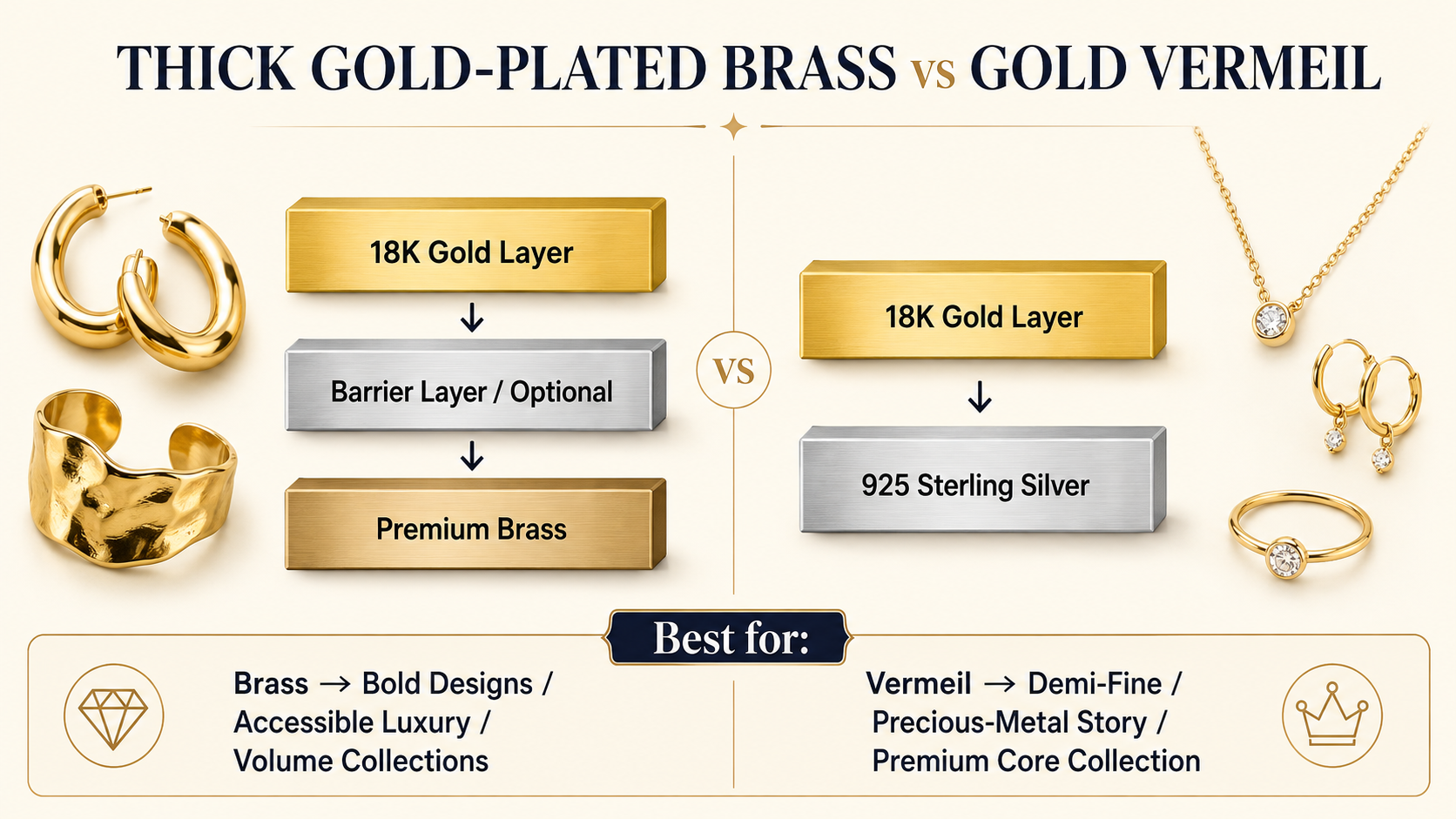 Gold plated brass vs gold vermeil layer structure (2)