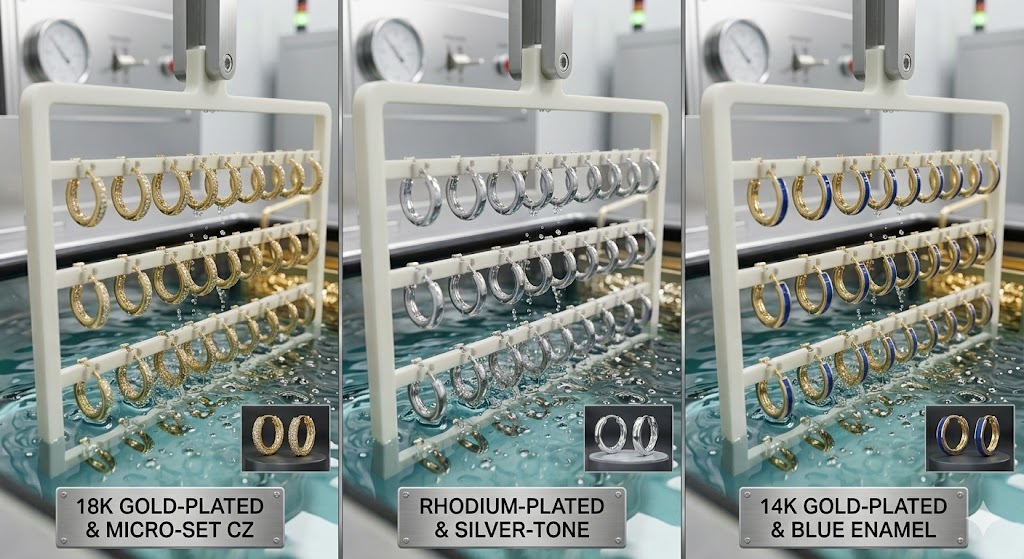 confronto orecchini huggie