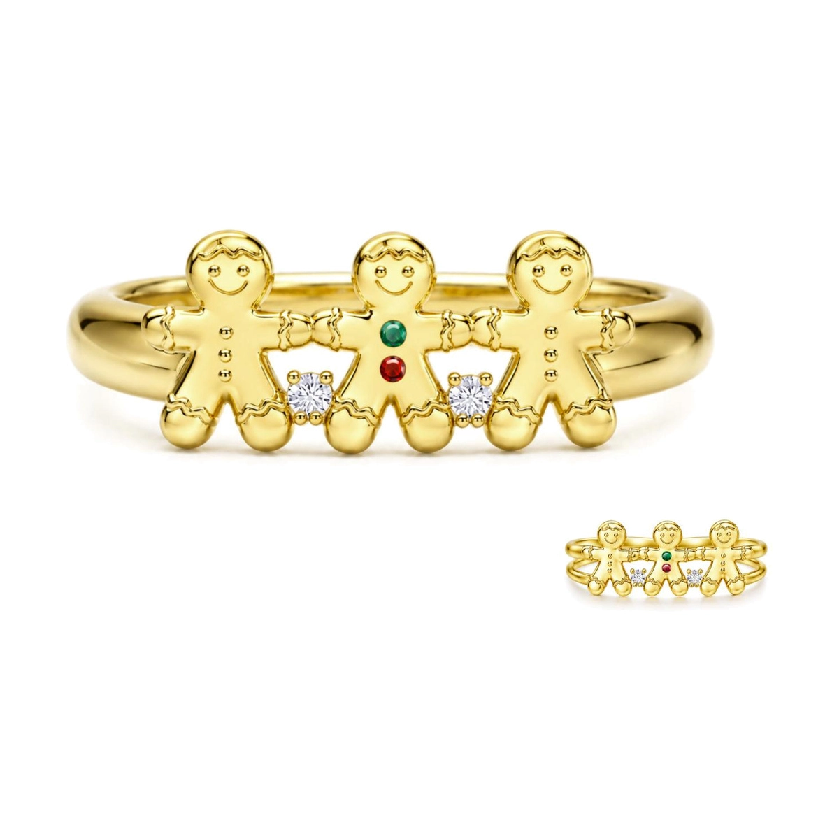 private label christmas jewelry - Zhefan Jewelry Private label Christmas jewelry collection with coordinated necklaces and seasonal rings - Zhefan Jewelry