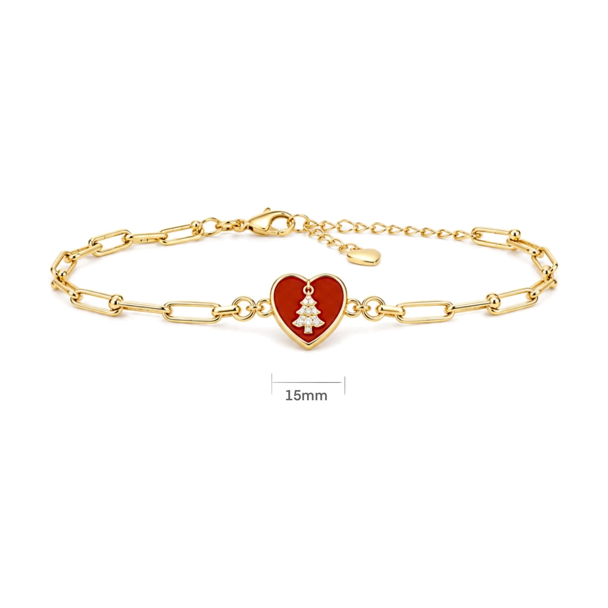Produttori di braccialetti: design con albero di Natale e cuore per collezioni di gioielli stagionali - Zhefan Jewelry