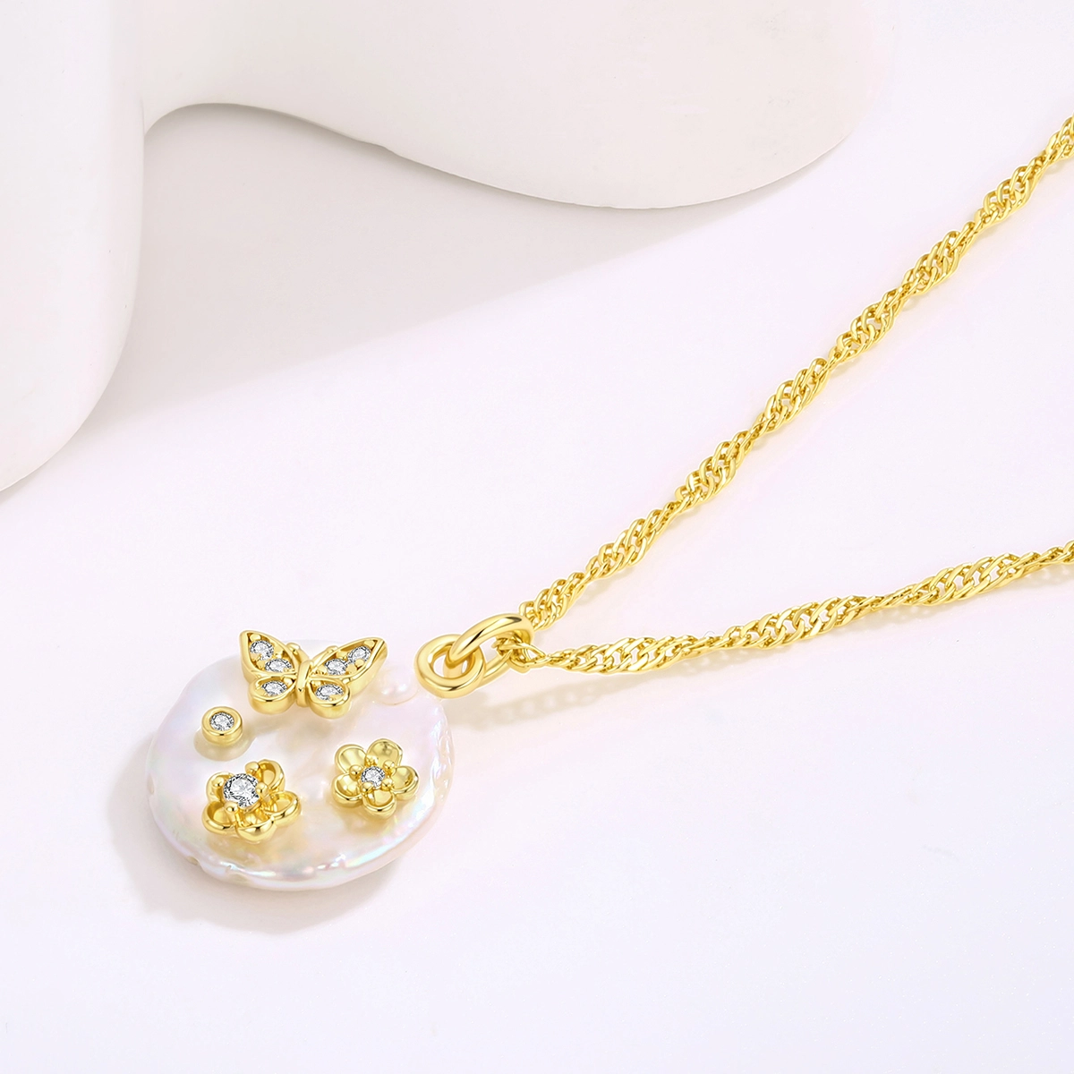wholesale-baroque-pearl-pendant-necklace - Zhefan Jewelry Wholesale baroque pearl pendant necklace developed for jewelry brands and retailers - Zhefan Jewelry