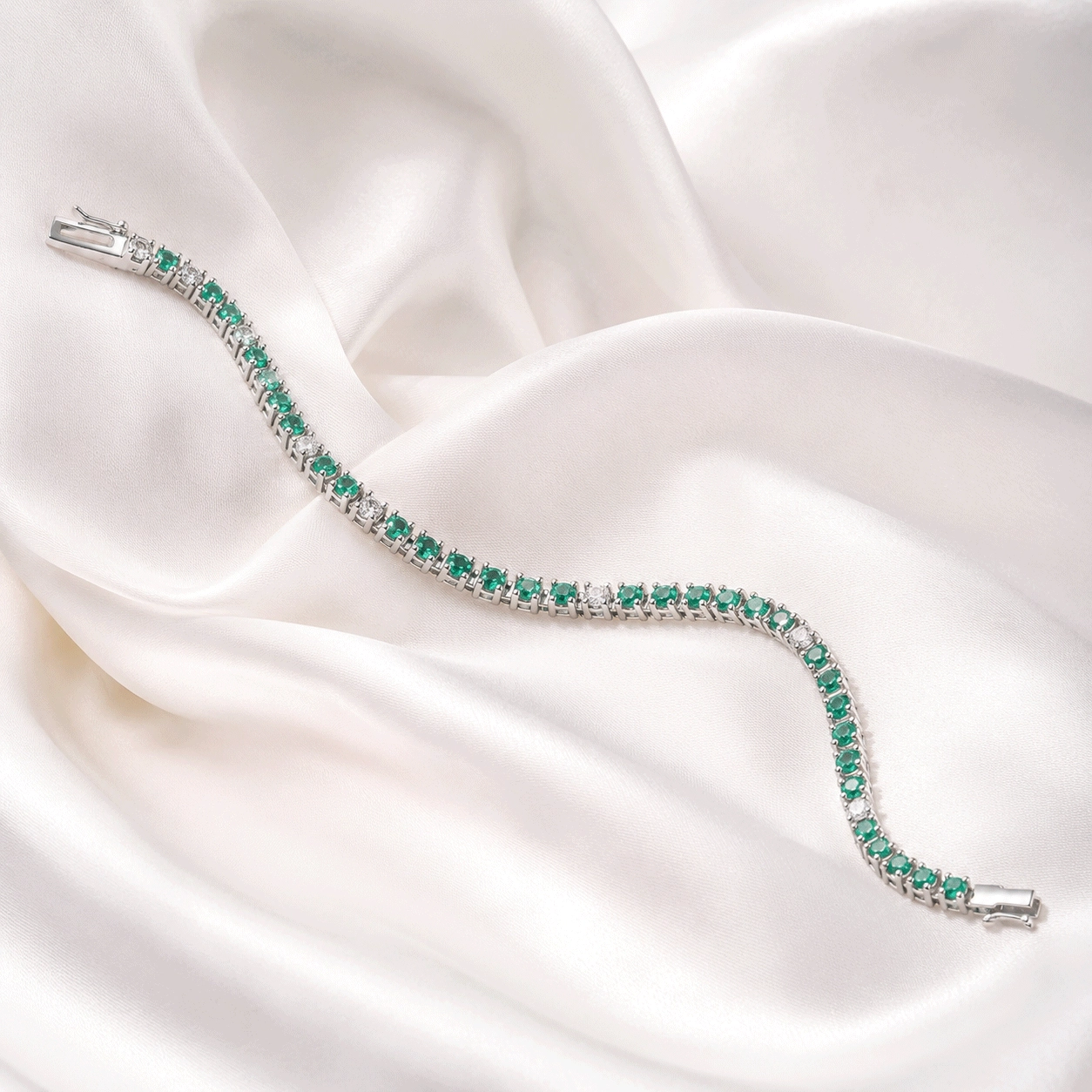 mossanite-tennis-bracelet - Zhefan Jewelry