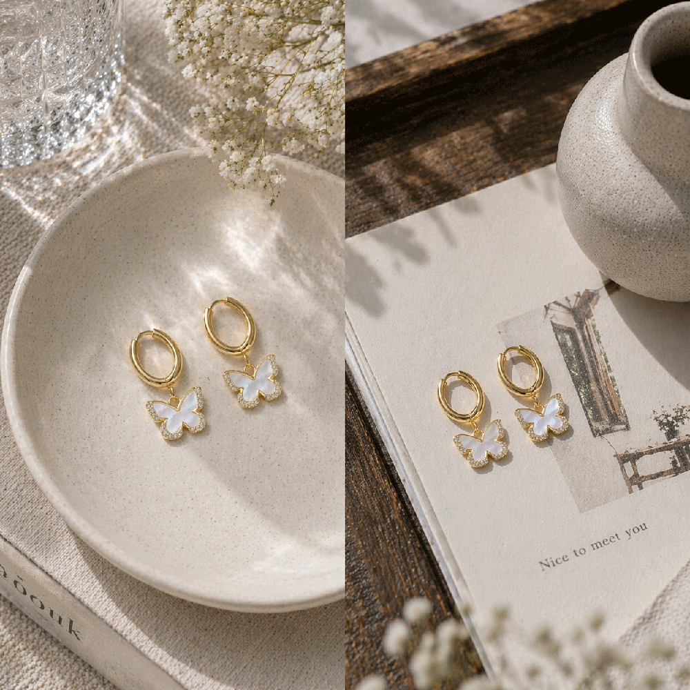 mother-of-pearl-butterfly-earrings - Zhefan Jewelry mother-of-pearl-butterfly-earrings - Zhefan Jewelry