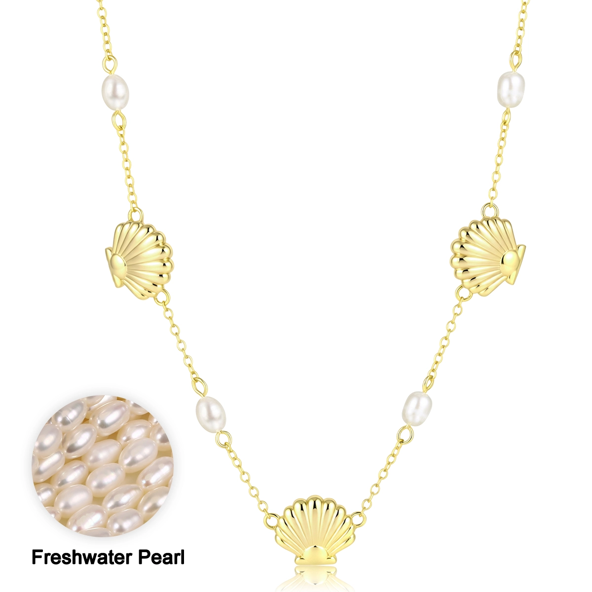 Collana di perle d'acqua dolce in argento 925 (OEM/ODM) - Zhefan Jewelry