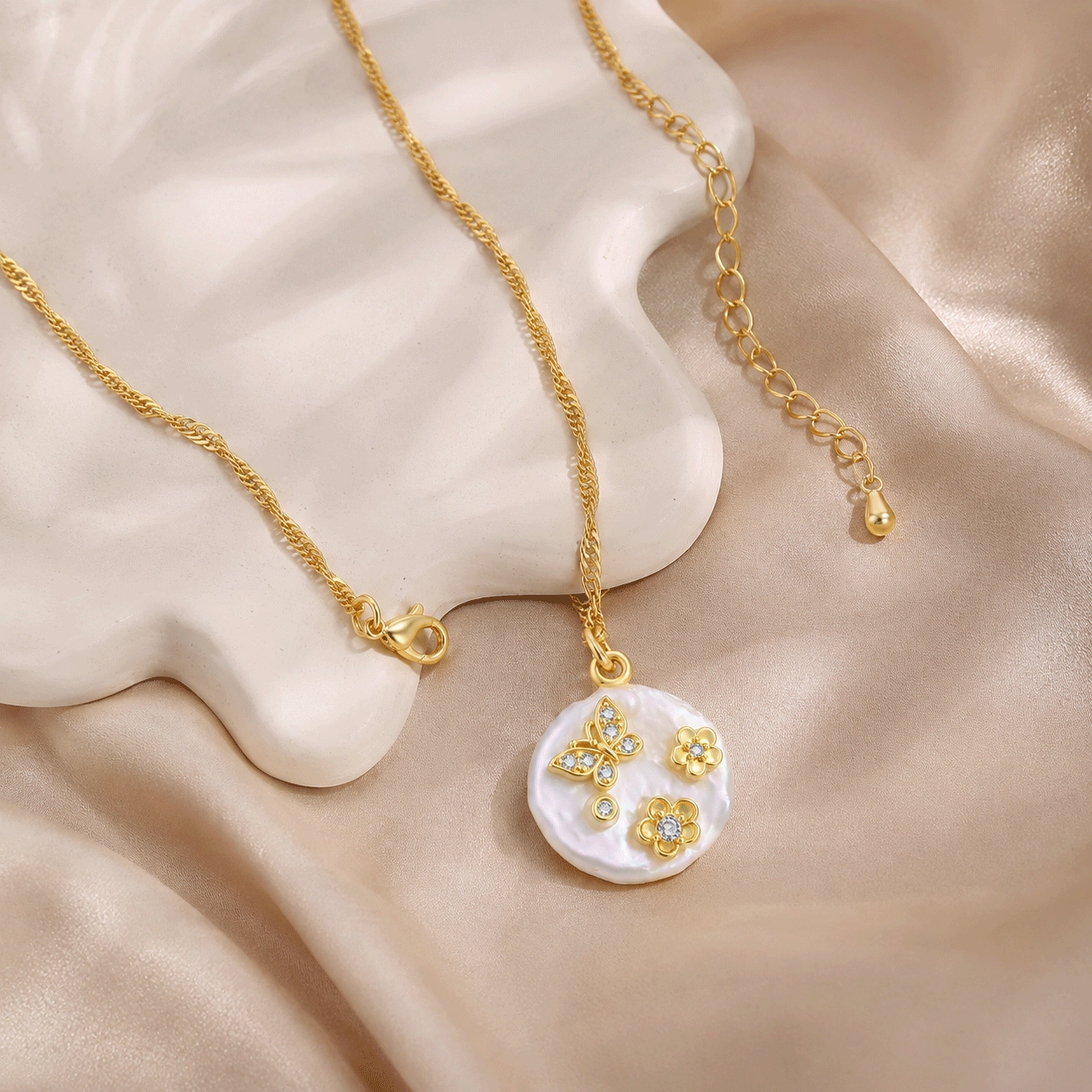 OEM pearl necklace manufacturer supporting material, chain and pendant customization - Zhefan Jewelry
