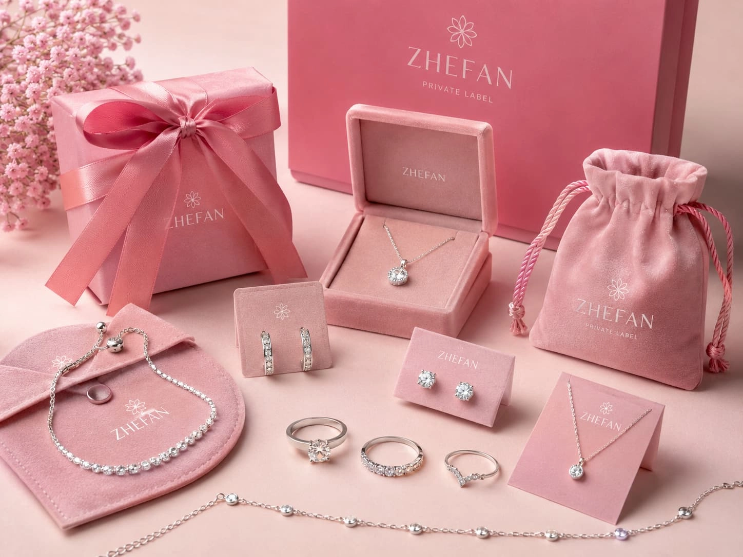 Private label sterling silver jewelry collection for brand launch - Zhefan Jewelry
