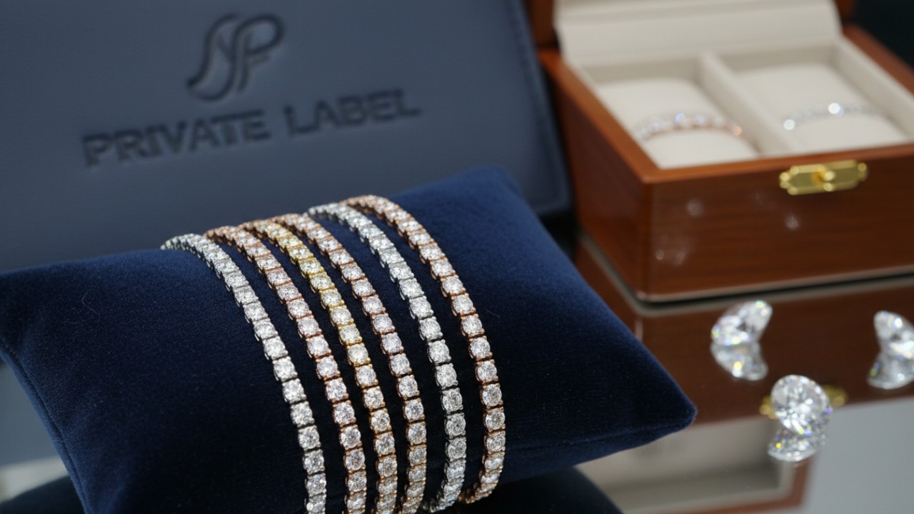 private label tennis bracelets