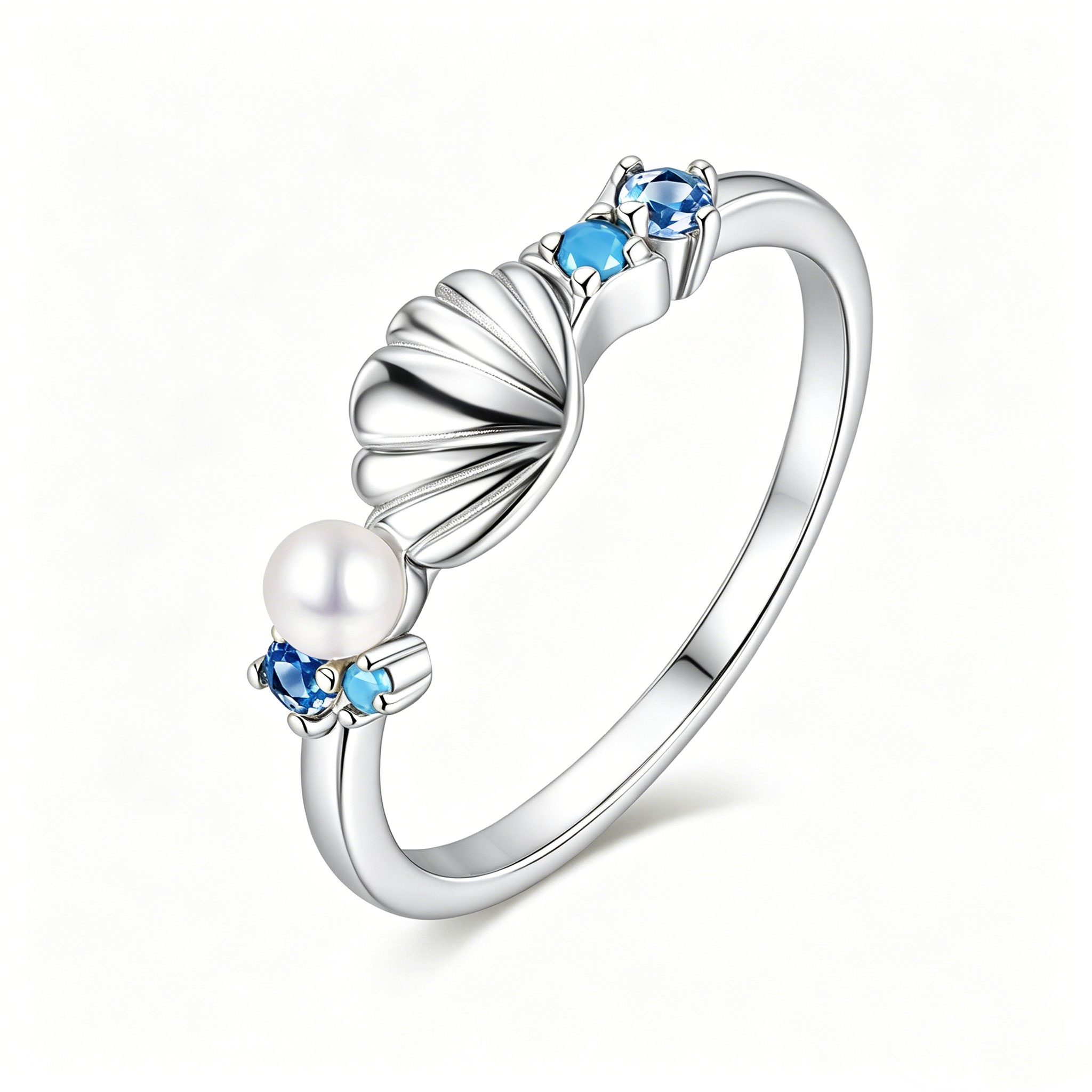 rhodium-plated-pearl-rings