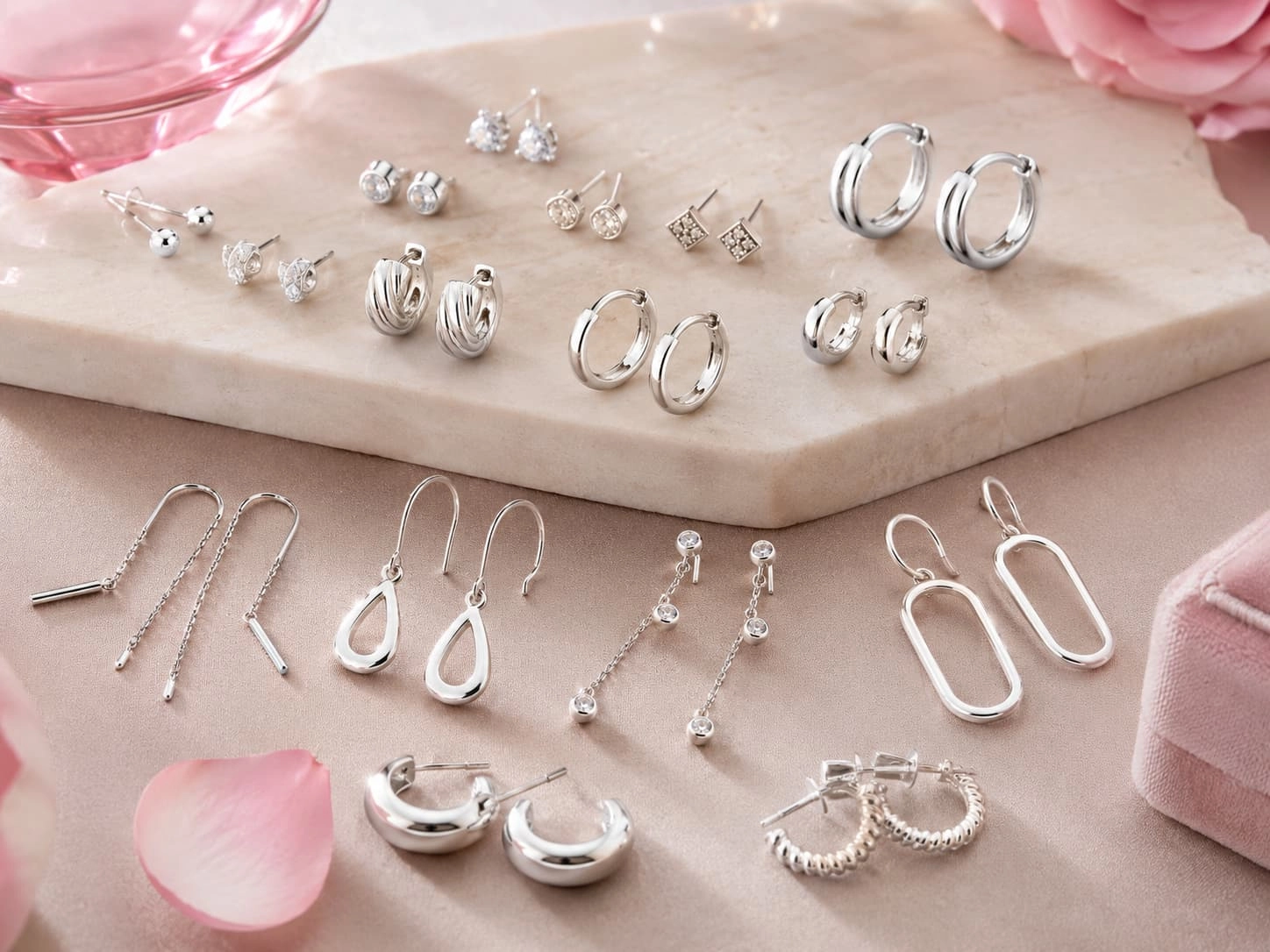 Wholesale 925 sterling silver earrings for jewelry brands - Zhefan Jewelry