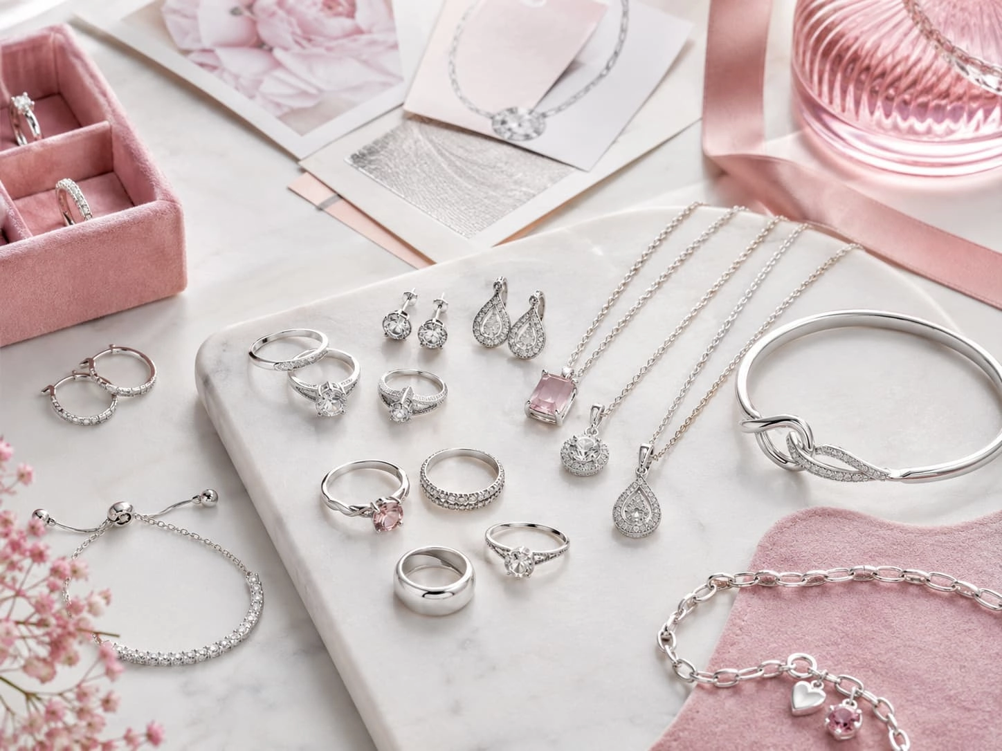 Wholesale custom sterling silver jewelry collection for private label brands - Zhefan Jewelry
