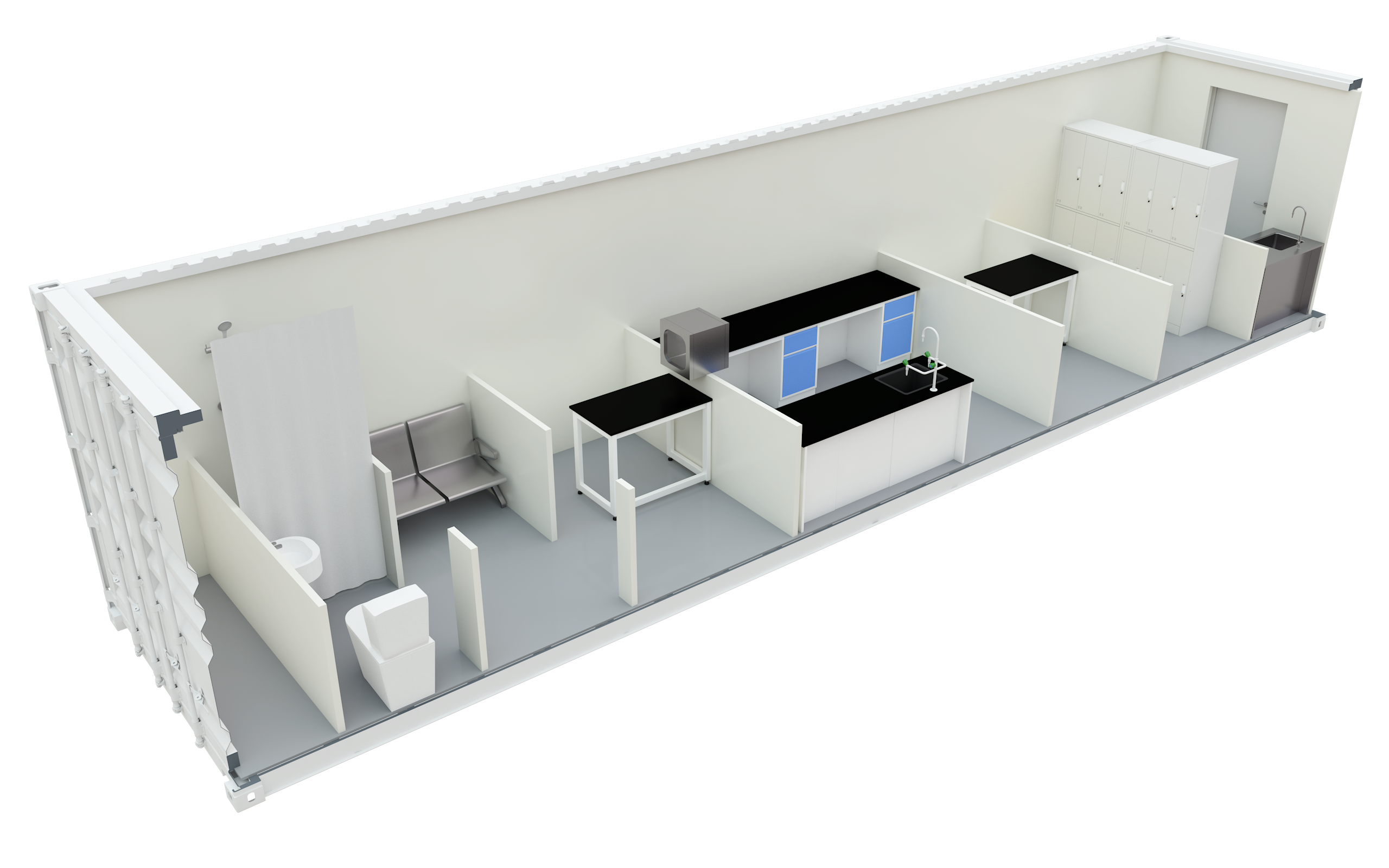 20GP container laboratory