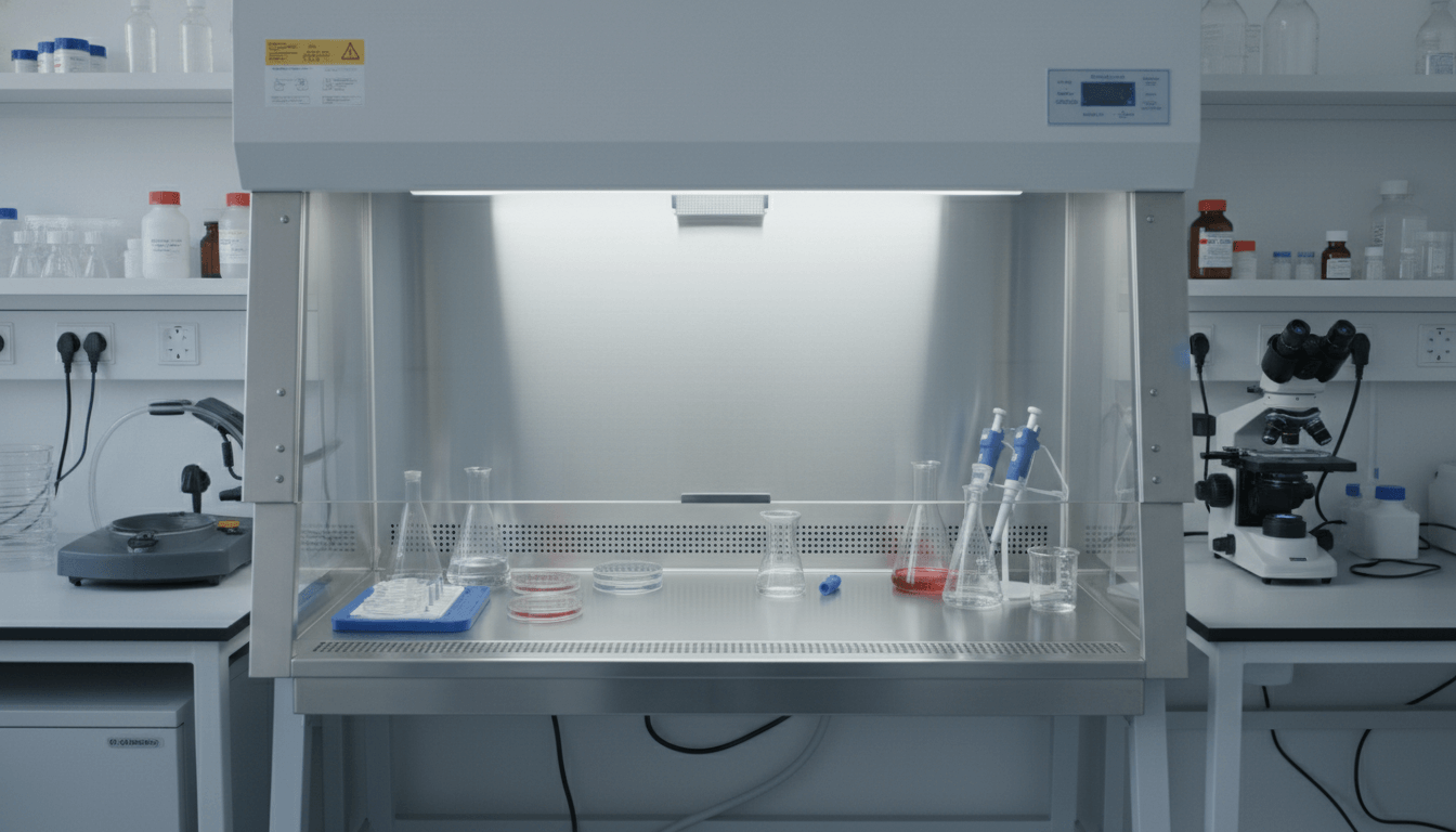 a laminar flow cabinet