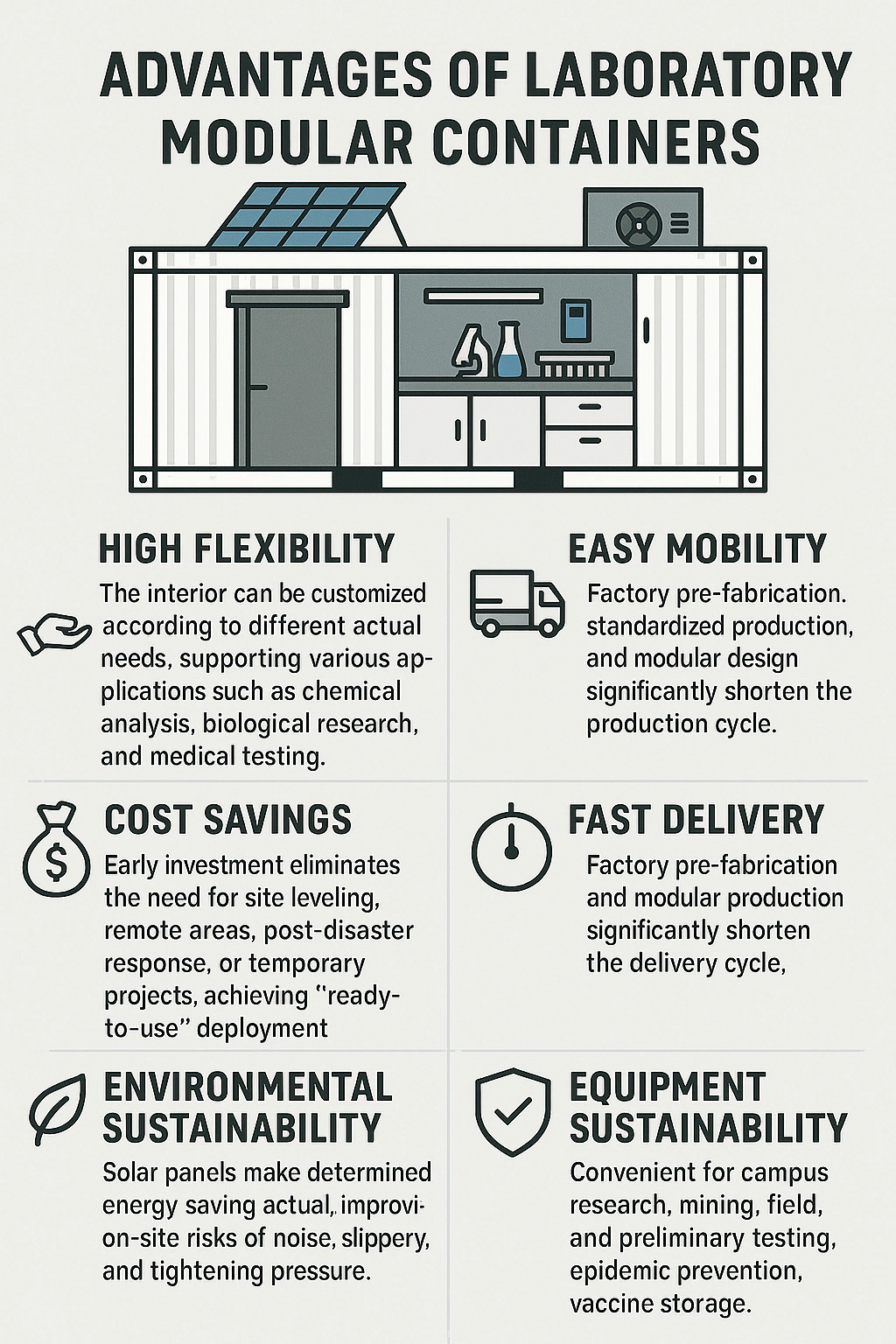 Advantages of Laboratory Modular Containers