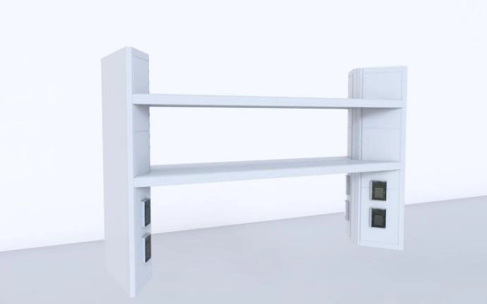 All Steel Rhombus Reagent Racks