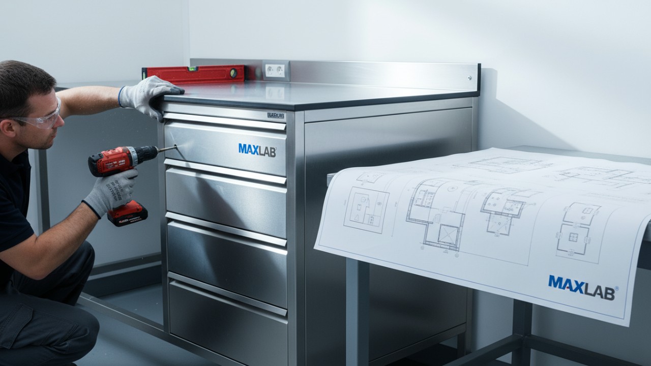 Microscope Bench Installation Managing Overseas Shipping & Lab Furniture Installation