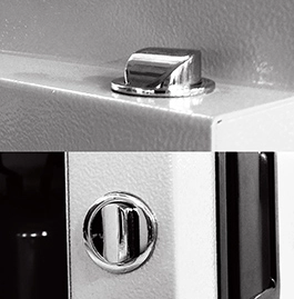 Anti-static design of three-point linkage lock