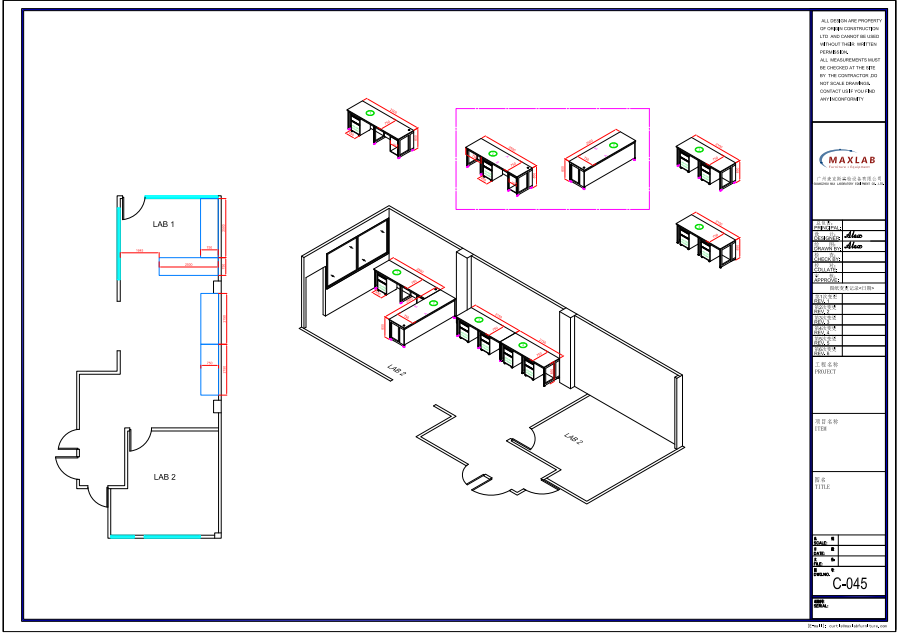 Laboratory Project Case in Brunei | H-Frame Lab Furniture Manufacturer