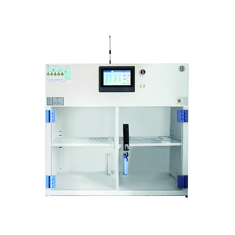 Clean pipeless pharmacy cabinets