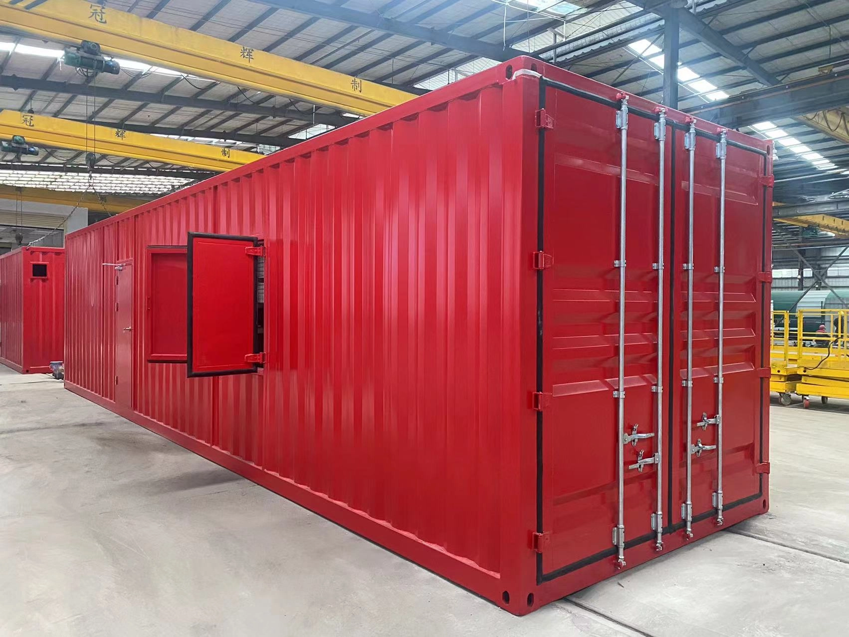 container in a laboratory