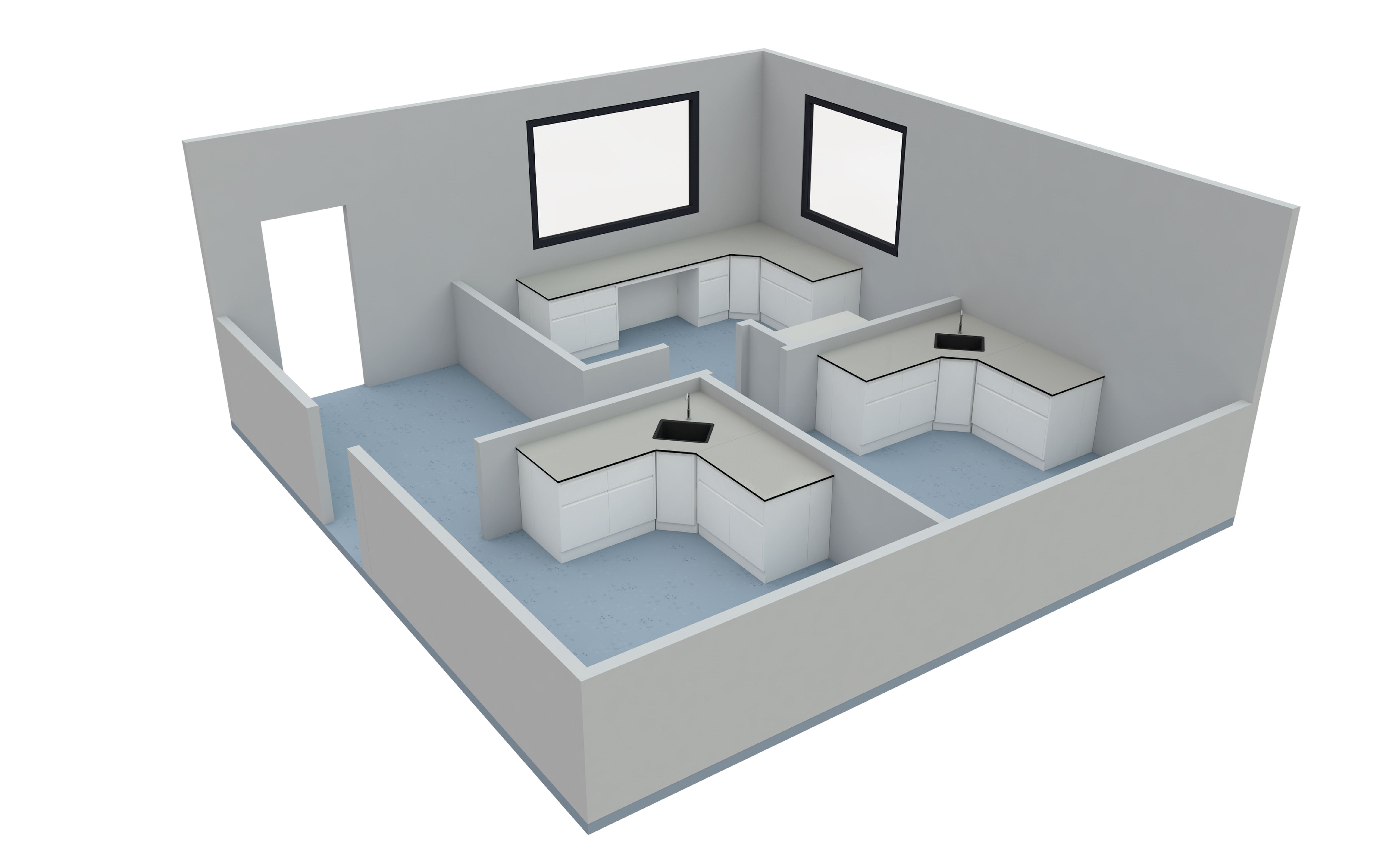 Dental Laboratory Bench Project Case in Cook Islands | Custom Lab ...