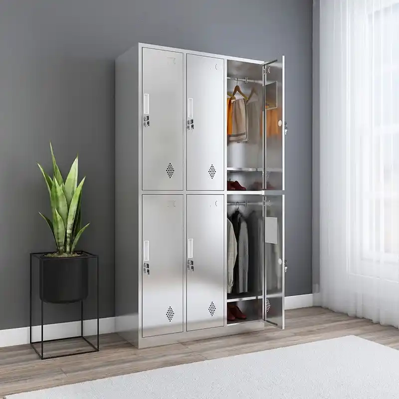 Dust-free stainless steel wardrobe