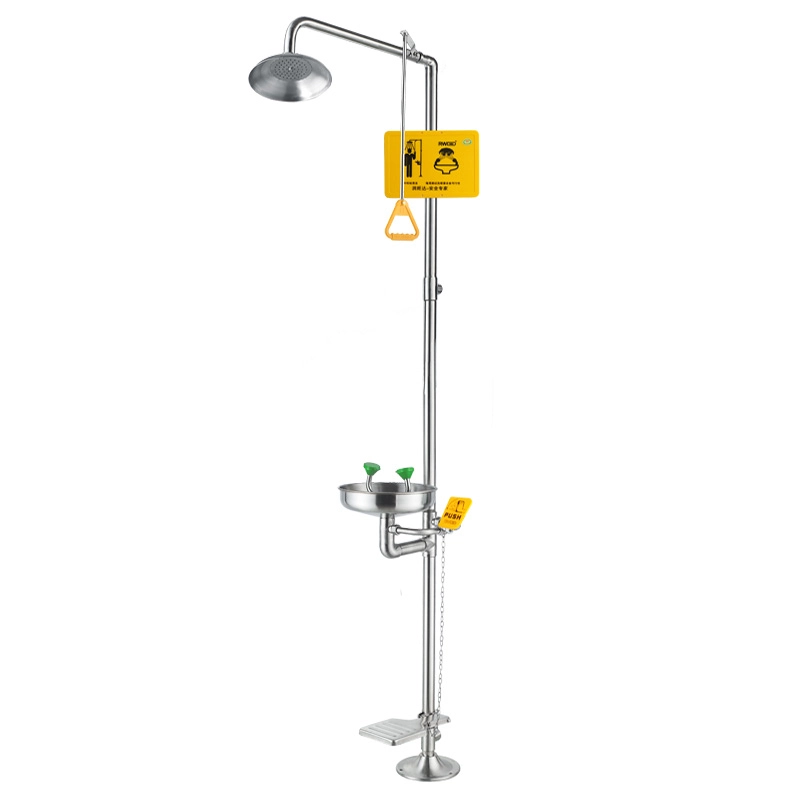 EW-24 304 Stainless Steel Combination Eyewash Showers