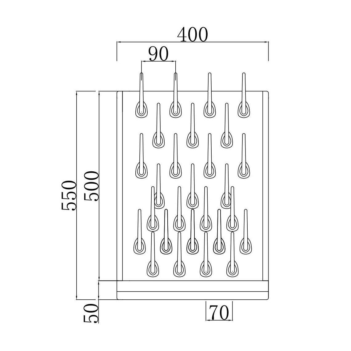 Glassware Drying Rack Glassware Drying Rack